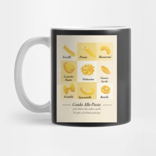 Italian pasta types Mug